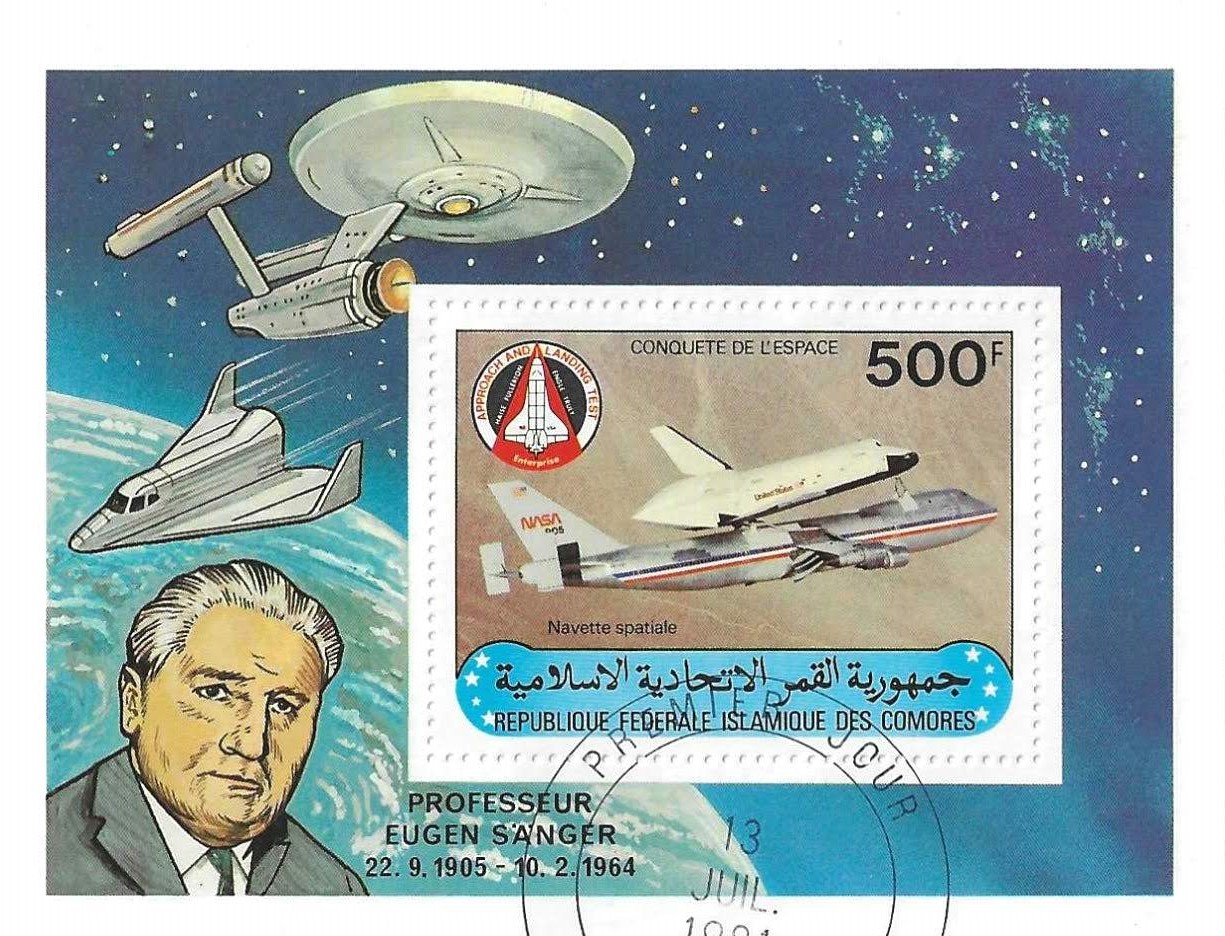 Star Trek stamps from Comoros