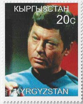 Star Trek stamps from Kyrgyzstan
