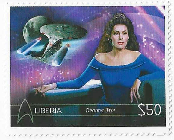 Star Trek stamps from Liberia