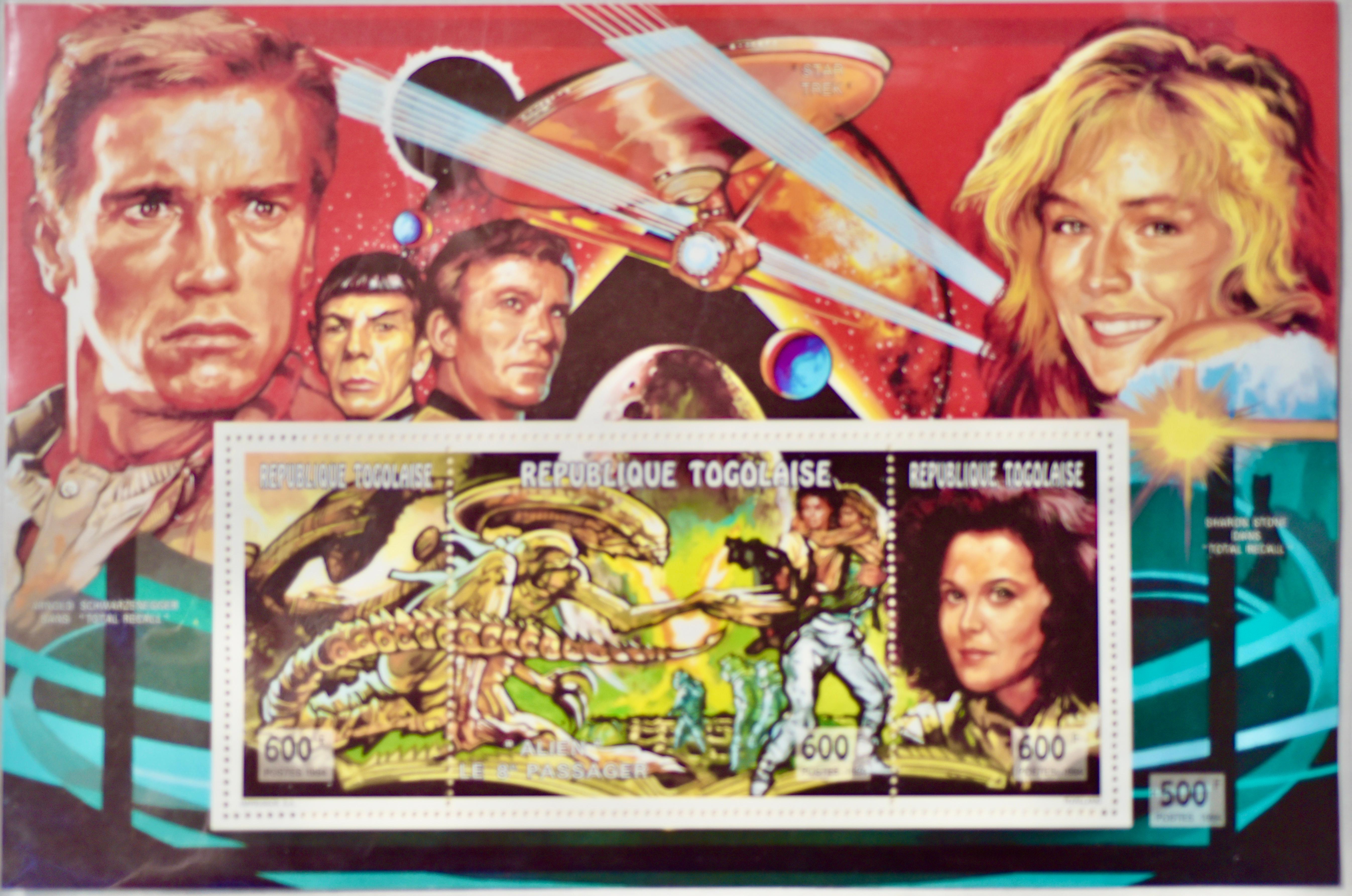 Star Trek stamps from Togo