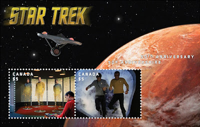 Star Trek Stamp from Canada
