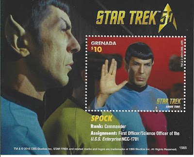 Star Trek Stamp from Grenada