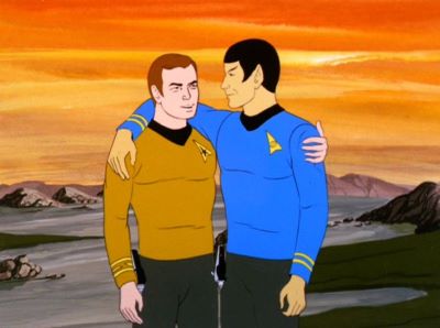 Kirk and Spock