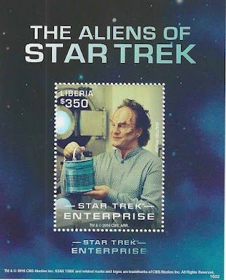 Star Trek stamps from Liberia