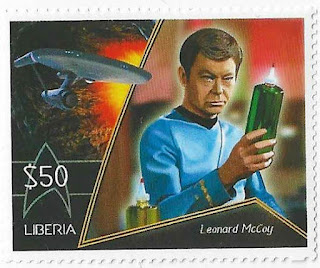 Star Trek Stamp Liberia