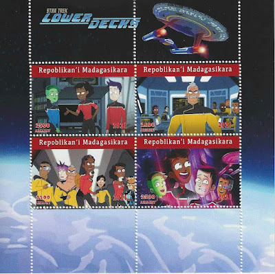 Star Trek Stamp from Madagascar