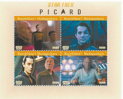Star Trek Stamps from Madagascar