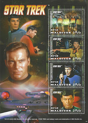 Star Trek Stamp Maldives