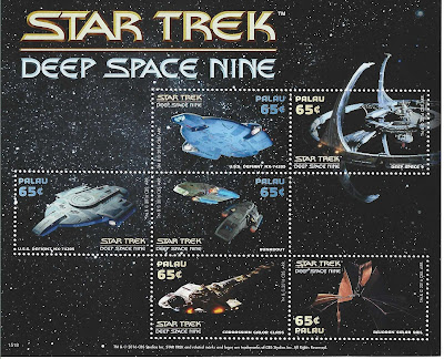 Star Trek Stamps from Palau