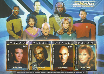Star Trek Stamp Palau