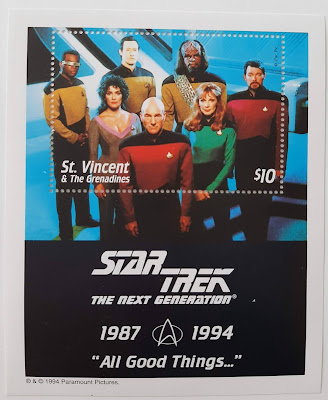 Star Trek Stamp from Saint Vincent and the Grenadines