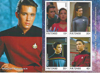 Star Trek stamps from Tongo